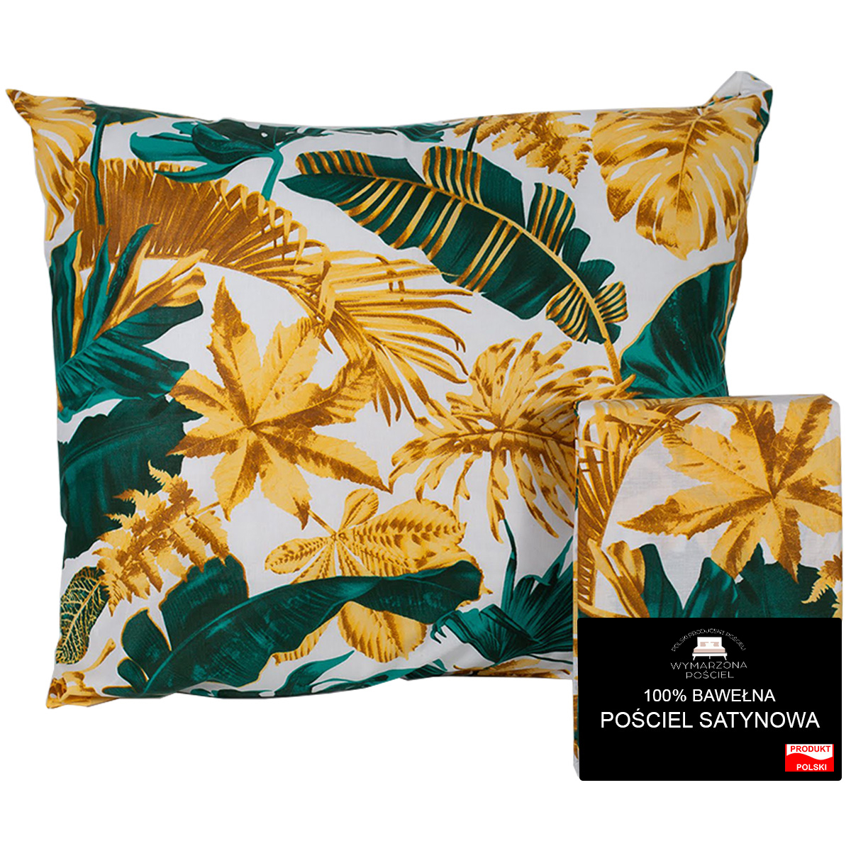 Komplet Pościeli 160x200 BAWEŁNA SATYNOWA Poszwa na Kołdrę Poszewki 70x80
