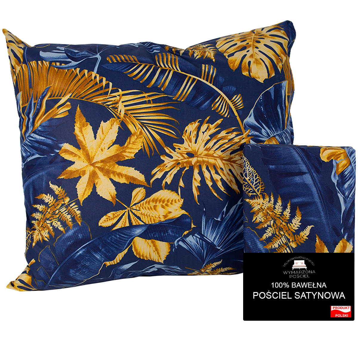 Pościel 160x200 Bawełniana KOMPLET Pościeli WYSOKOGATUNKOWA Tropikalny Wz&oacute;r